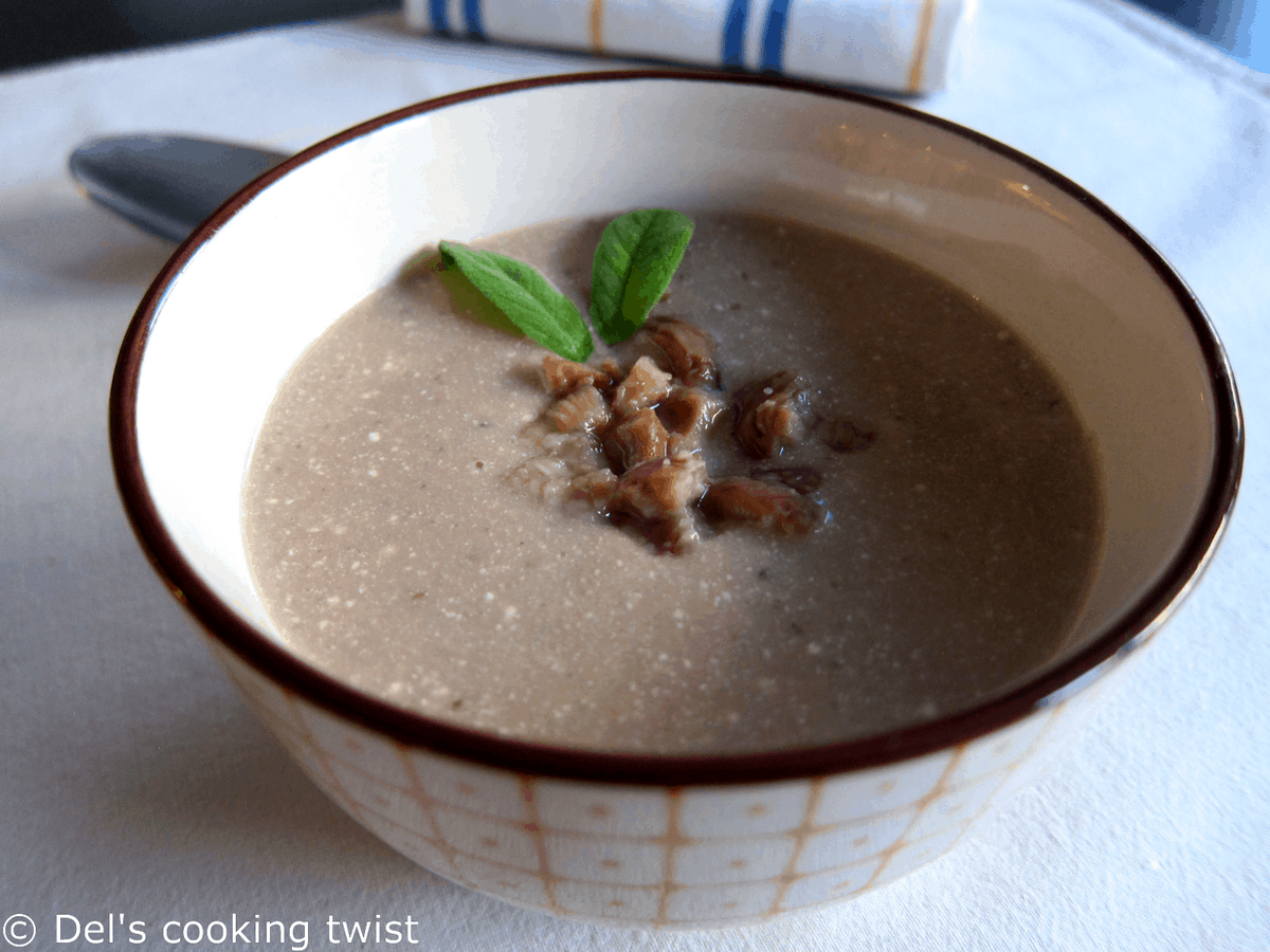 Chestnut & Sage Soup — Del's cooking twist