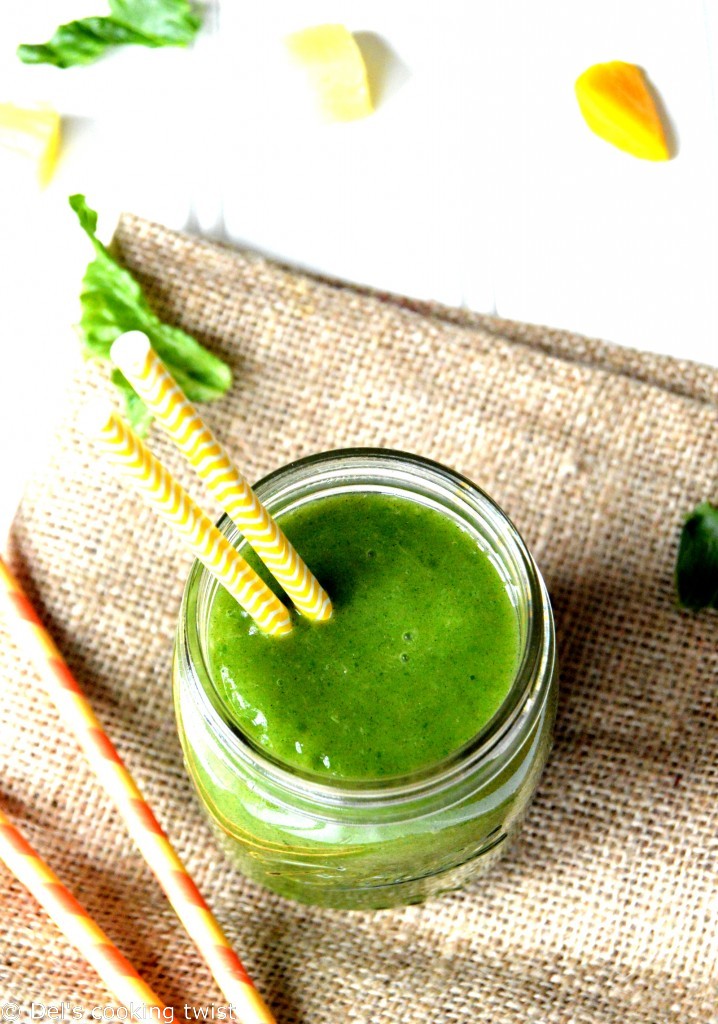 Tropical Green Detox Smoothie