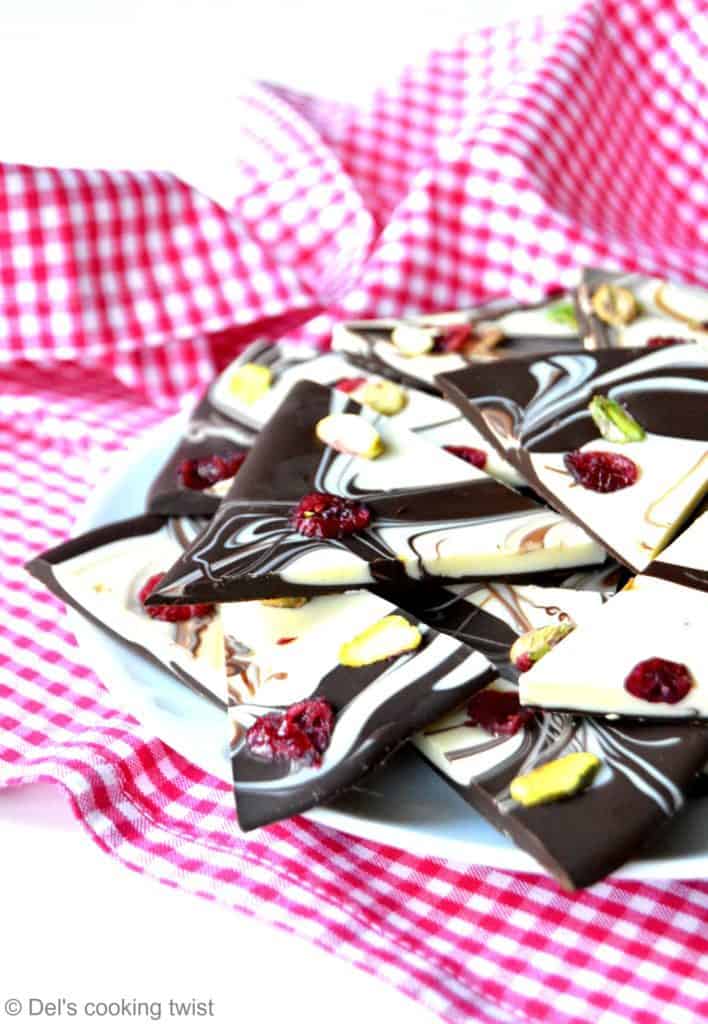Cranberry Pistachio Chocolate Bark — Del's cooking twist
