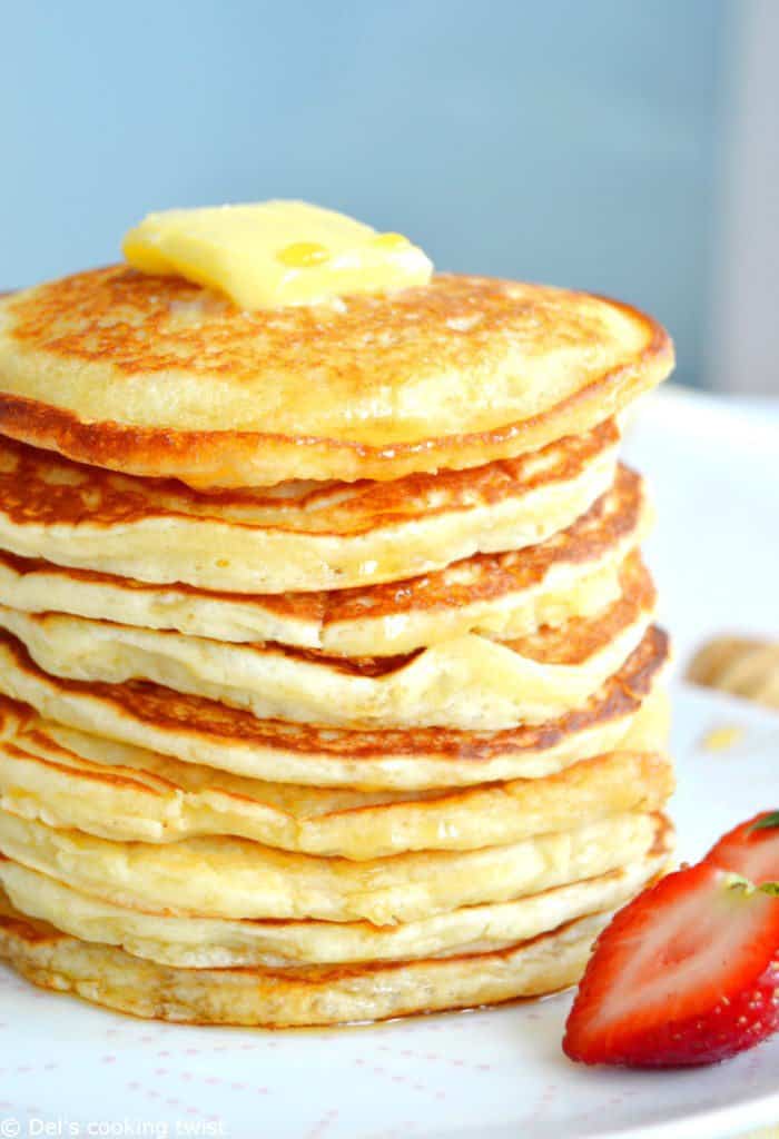 Easy Fluffy American Pancakes — Del's cooking twist