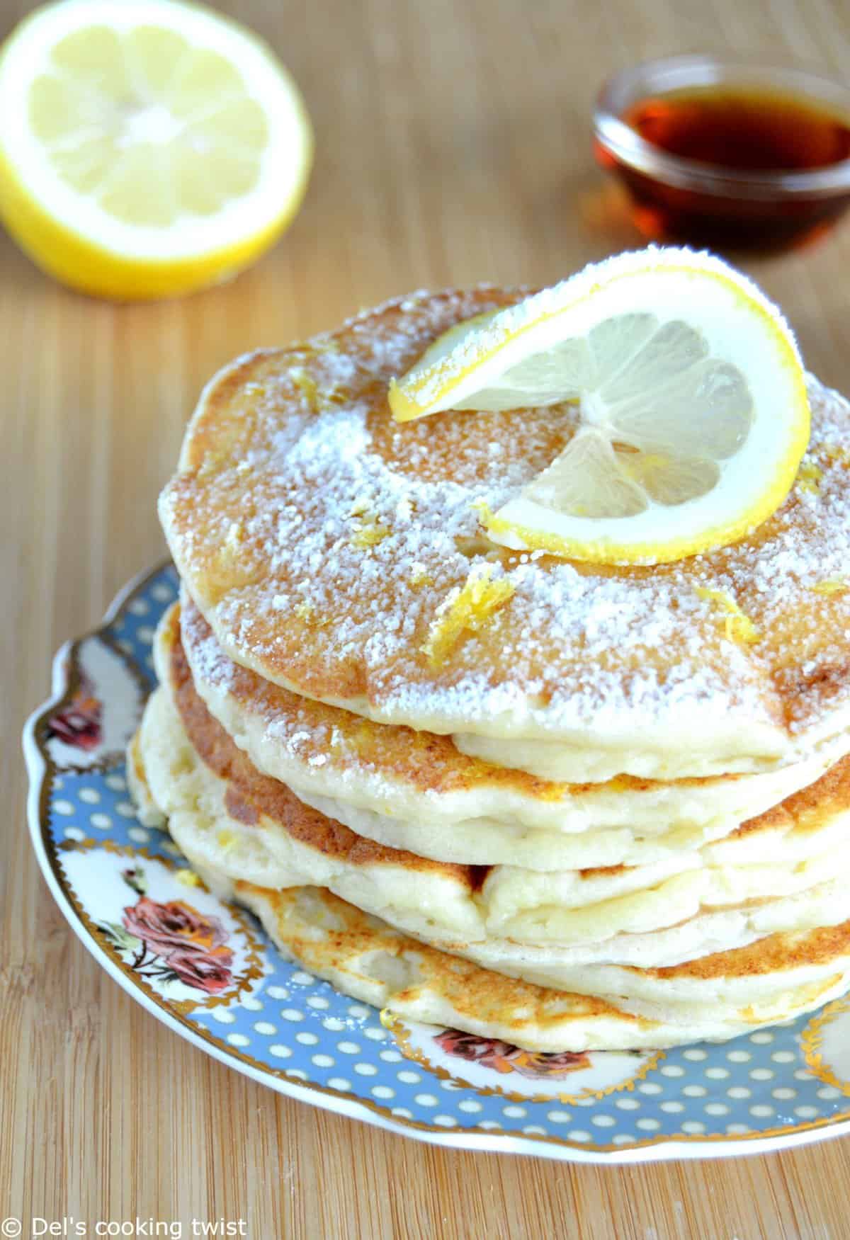 Ultra Moist Lemon Ricotta Pancakes — Del's cooking twist