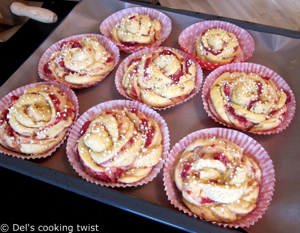 Swedish cardamom and raspberry rolls_inprocess_5