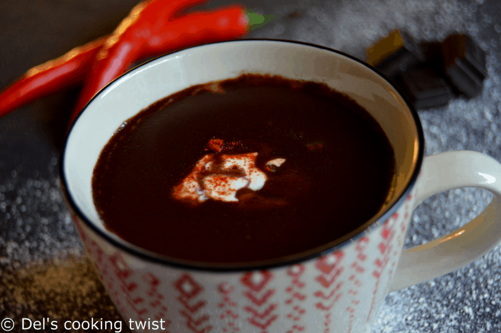 Chocolat chaud onctueux au chili