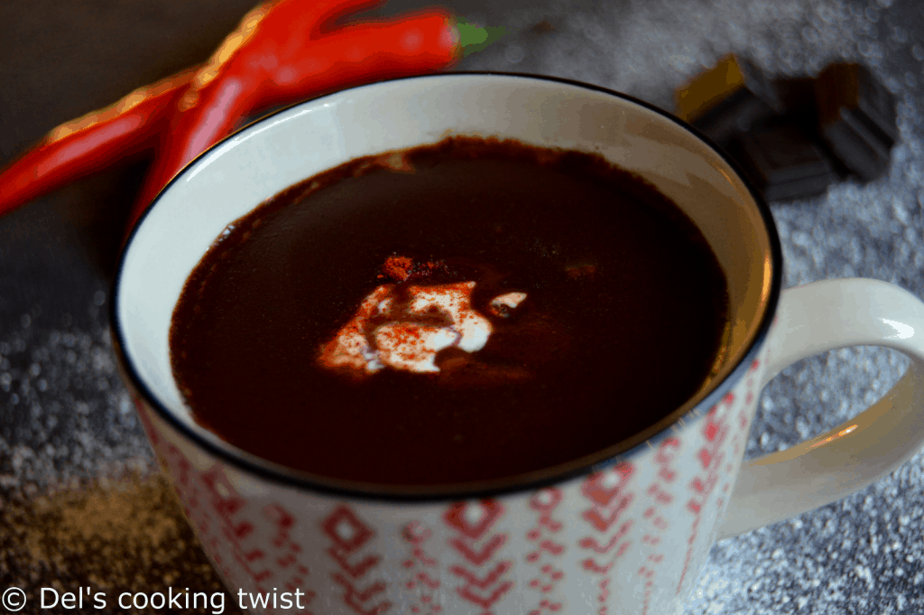 Hot chocolate with chilli