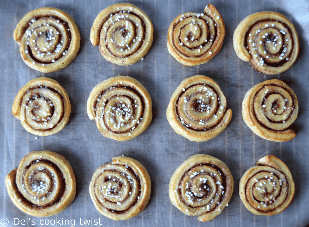 Brioches suédoises à la cannelle ou Kanelbullar