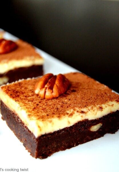 Pecan Brownie Cheesecake