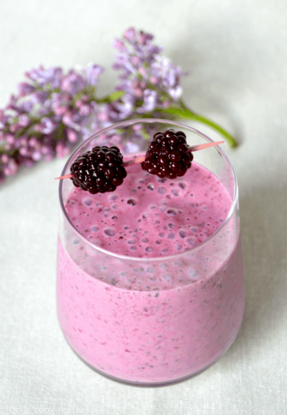 Blackberry Chia Seed Smoothie