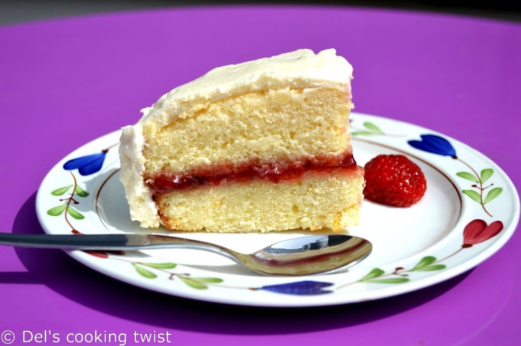 Strawberry Lemon Layer Cake