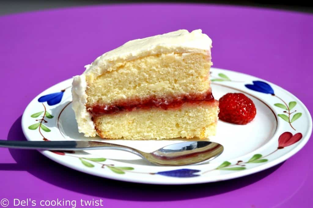 Strawberry Lemon Layer Cake