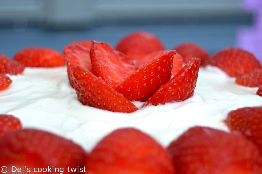 Strawberry Lemon Layer Cake