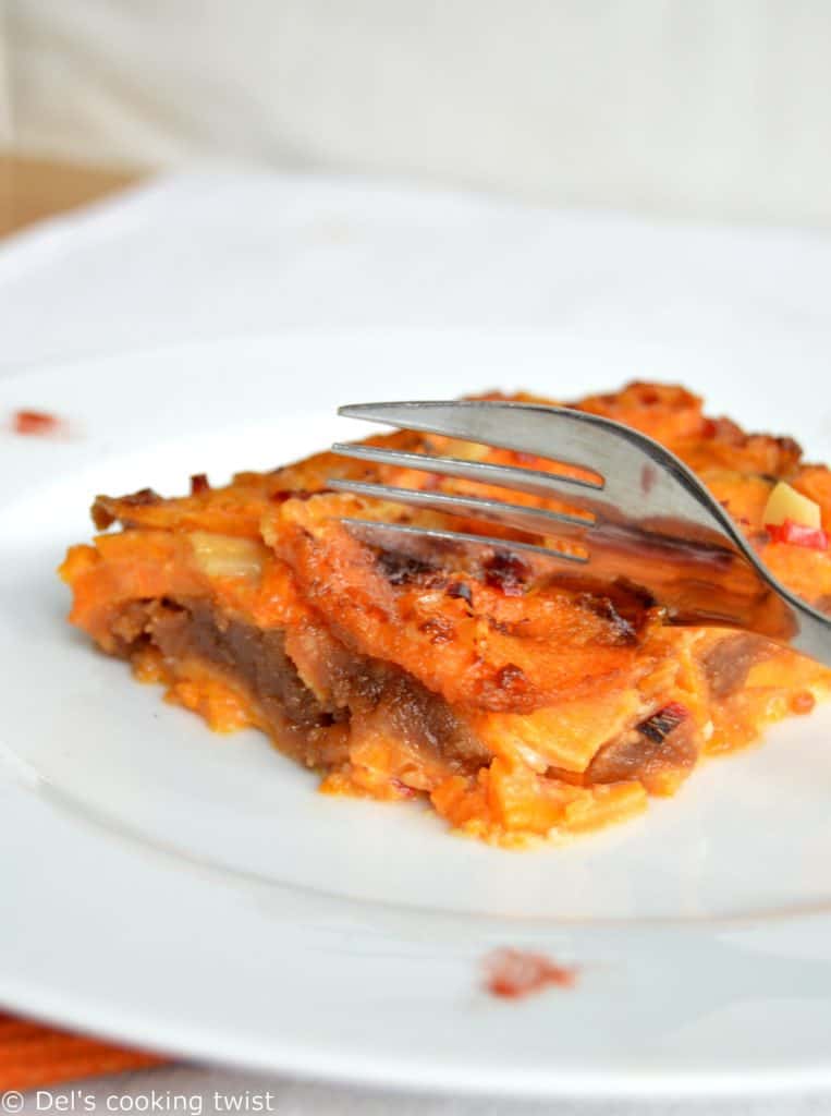 Sweet Potato and Peanut Butter Gratin1