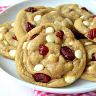 The Best White Chocolate Cranberry Cookies
