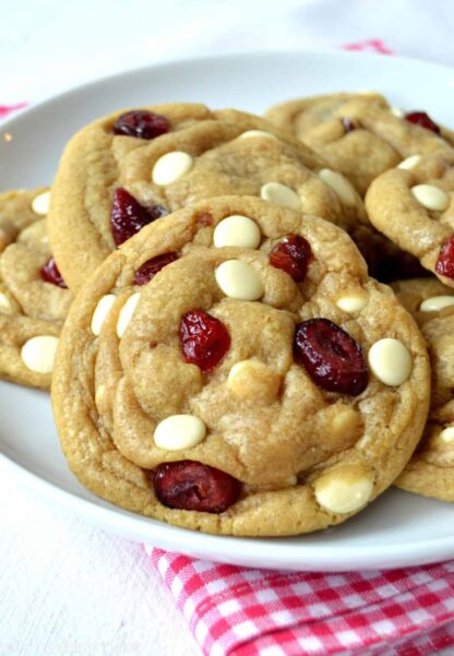 The Best White Chocolate Cranberry Cookies