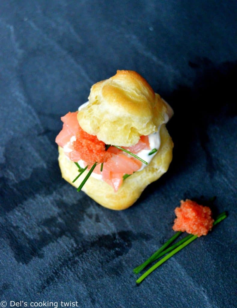 Smoked Salmon Choux Puff