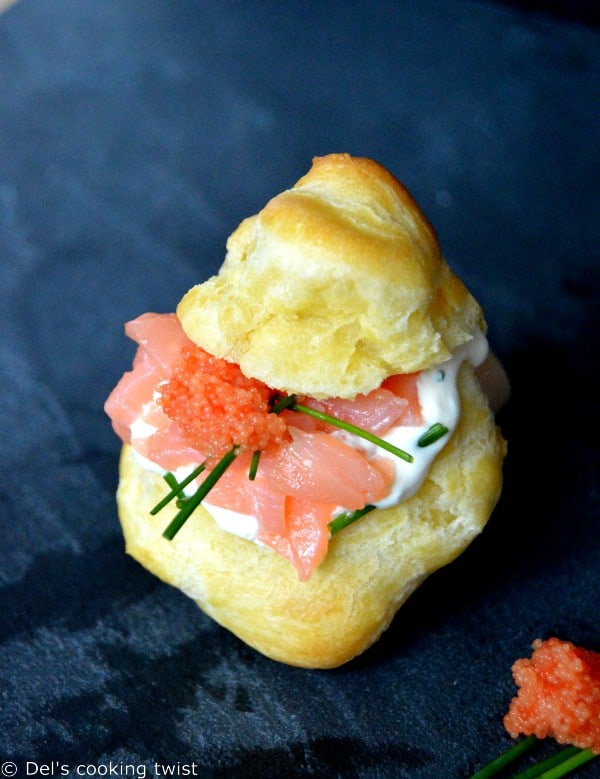 Smoked Salmon Choux Puff