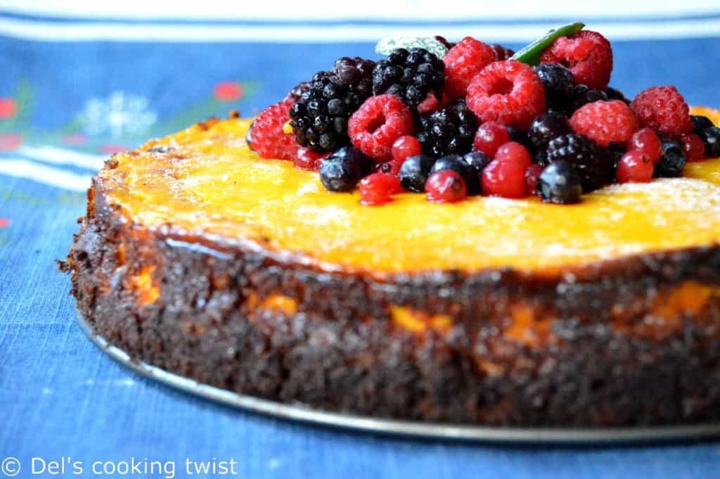 Lactose Free Saffron Cheesecake