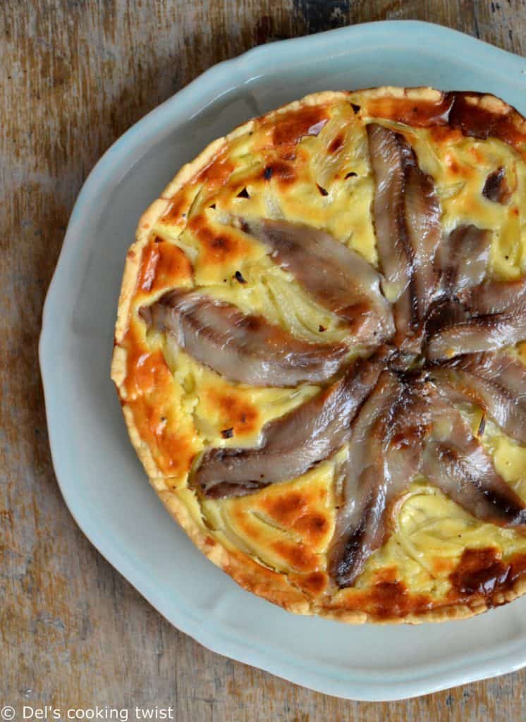 Swedish Anchovy and Onion Pie