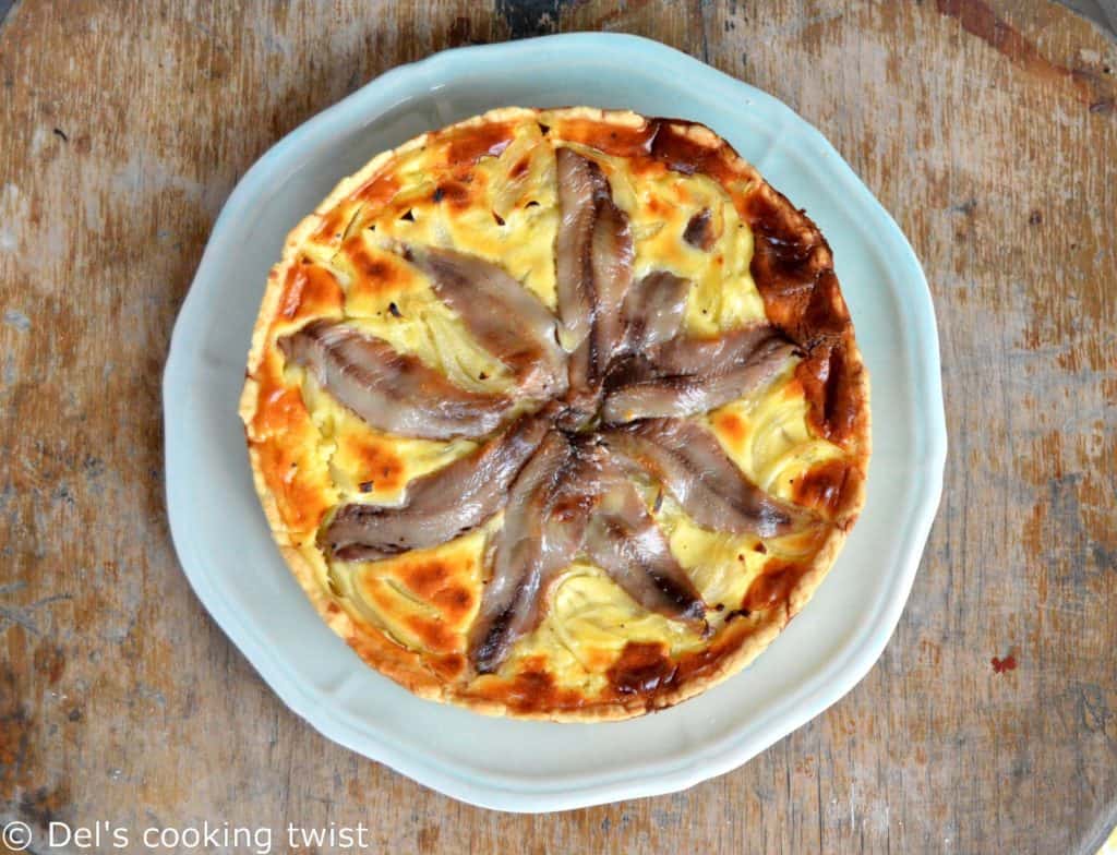 Swedish Anchovy and Onion Pie