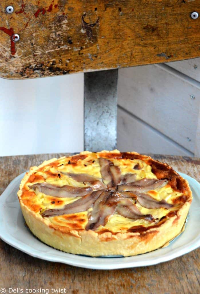 Swedish Anchovy and Onion Pie