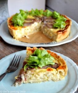Swedish Anchovy & Onion Pie - Del's cooking twist