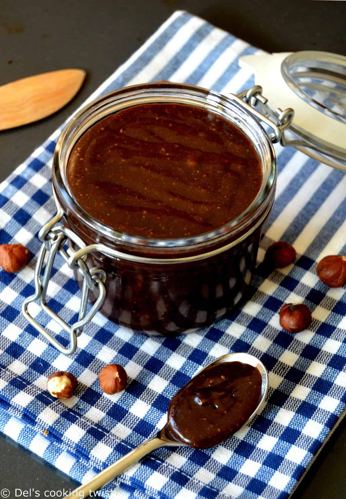 Pâte à tartiner chocolat noisette végétalienne