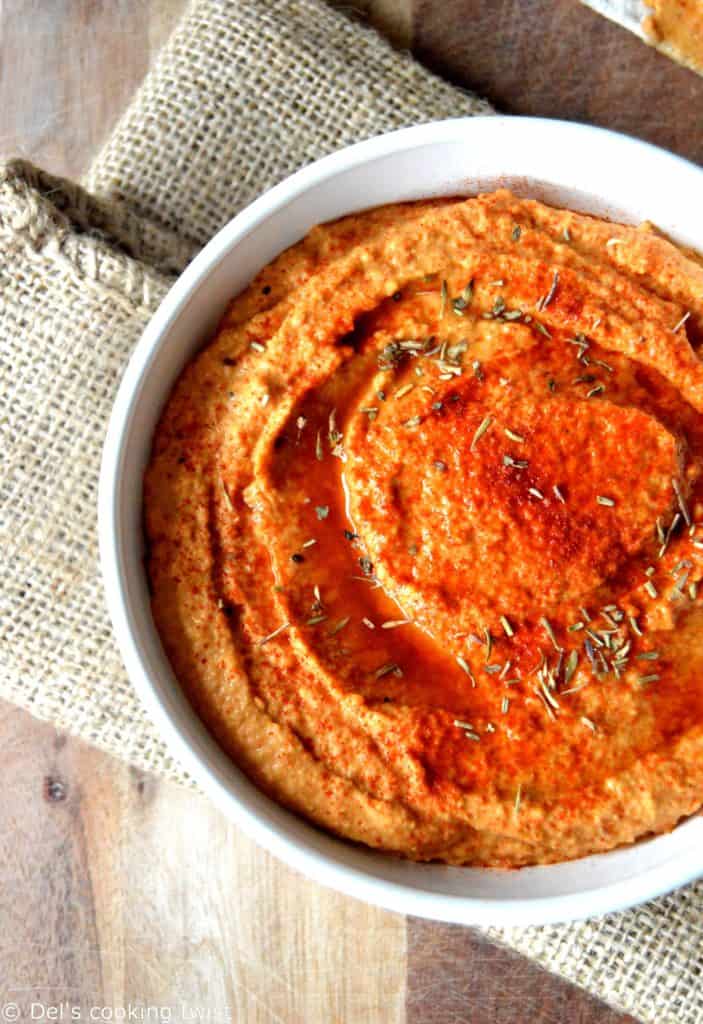 Roasted Red Pepper Hummus