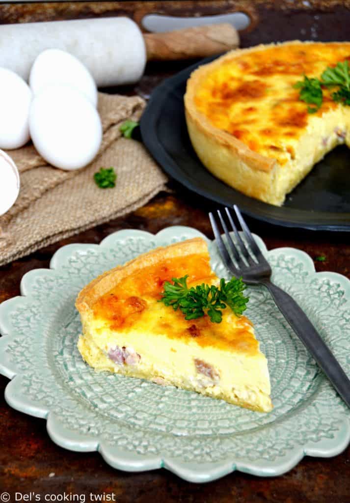 French Quiche Lorraine - Del&amp;#39;s cooking twist