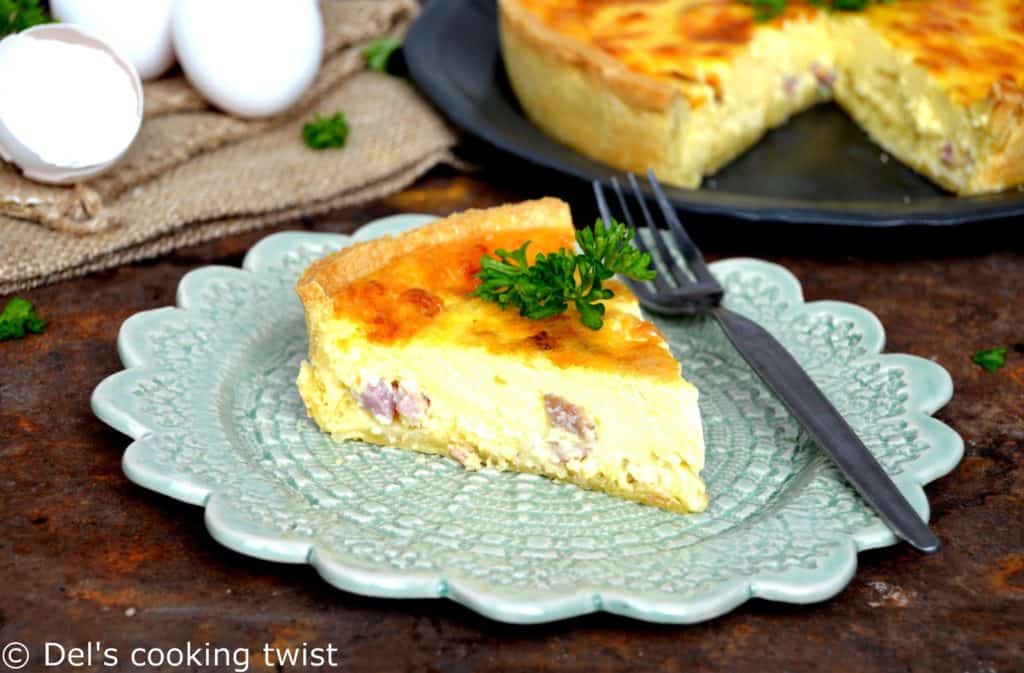 French Quiche Lorraine - Del's cooking twist