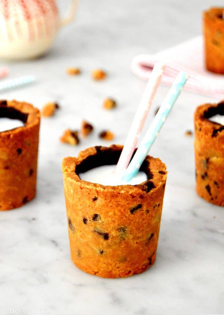 Milk and cookie cups