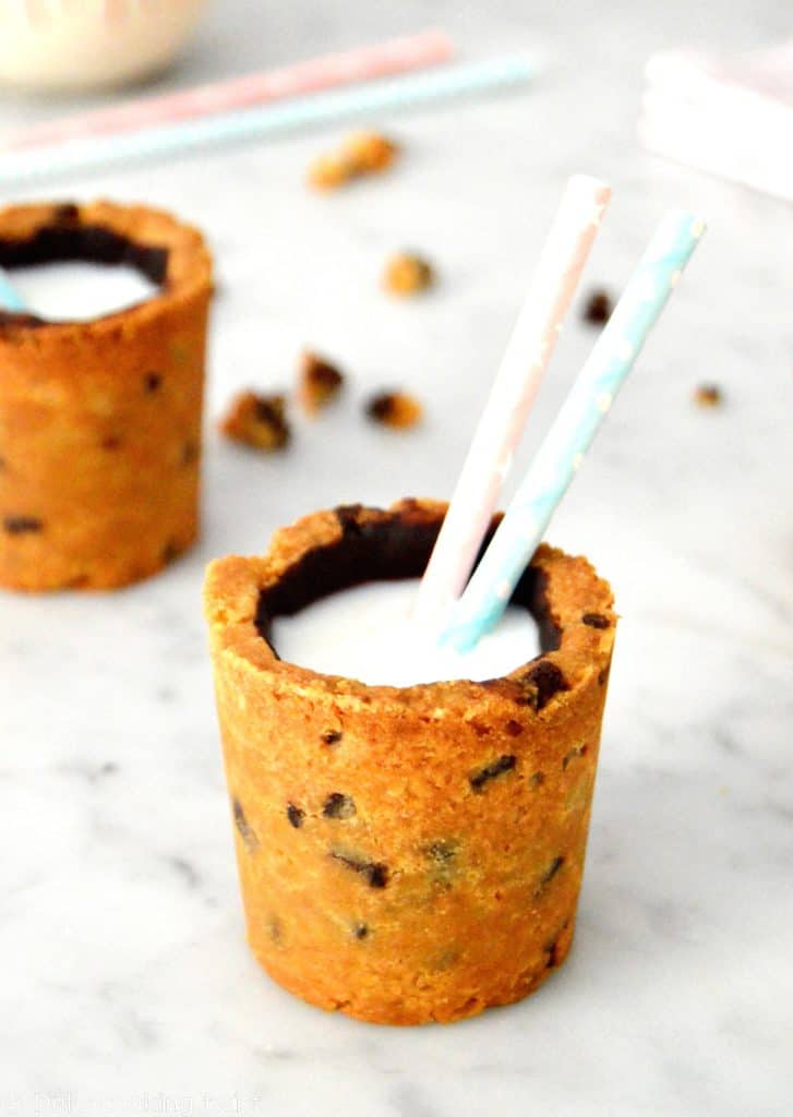 Milk and cookie cups