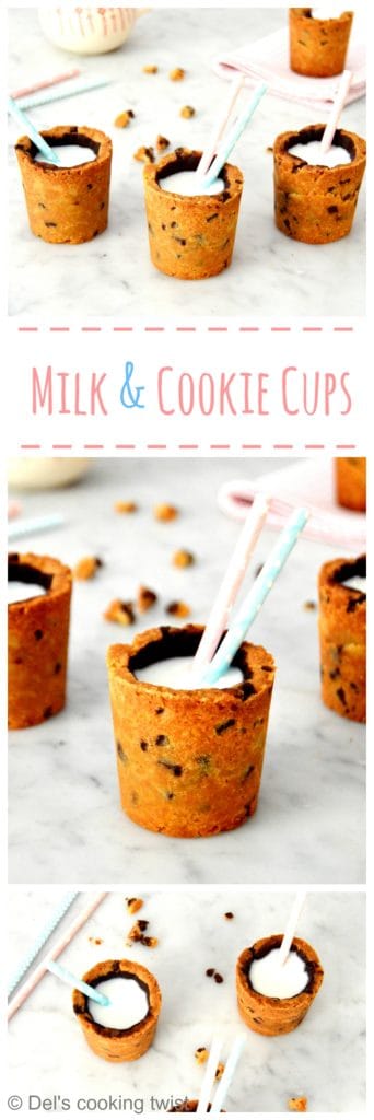 Milk and cookie cups