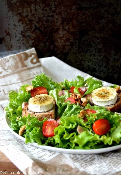 Warm Goat Cheese Salad