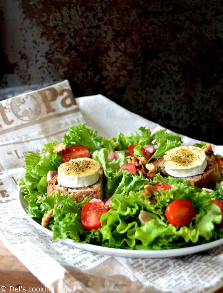 Warm Goat Cheese Salad