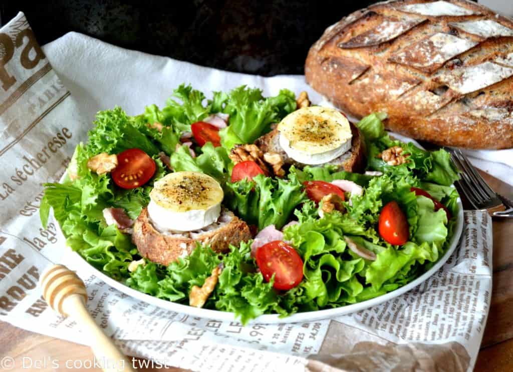 Warm Goat Cheese Salad