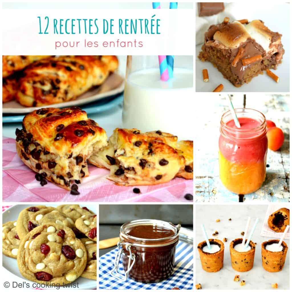 12 recettes spécial rentrée pour les enfants