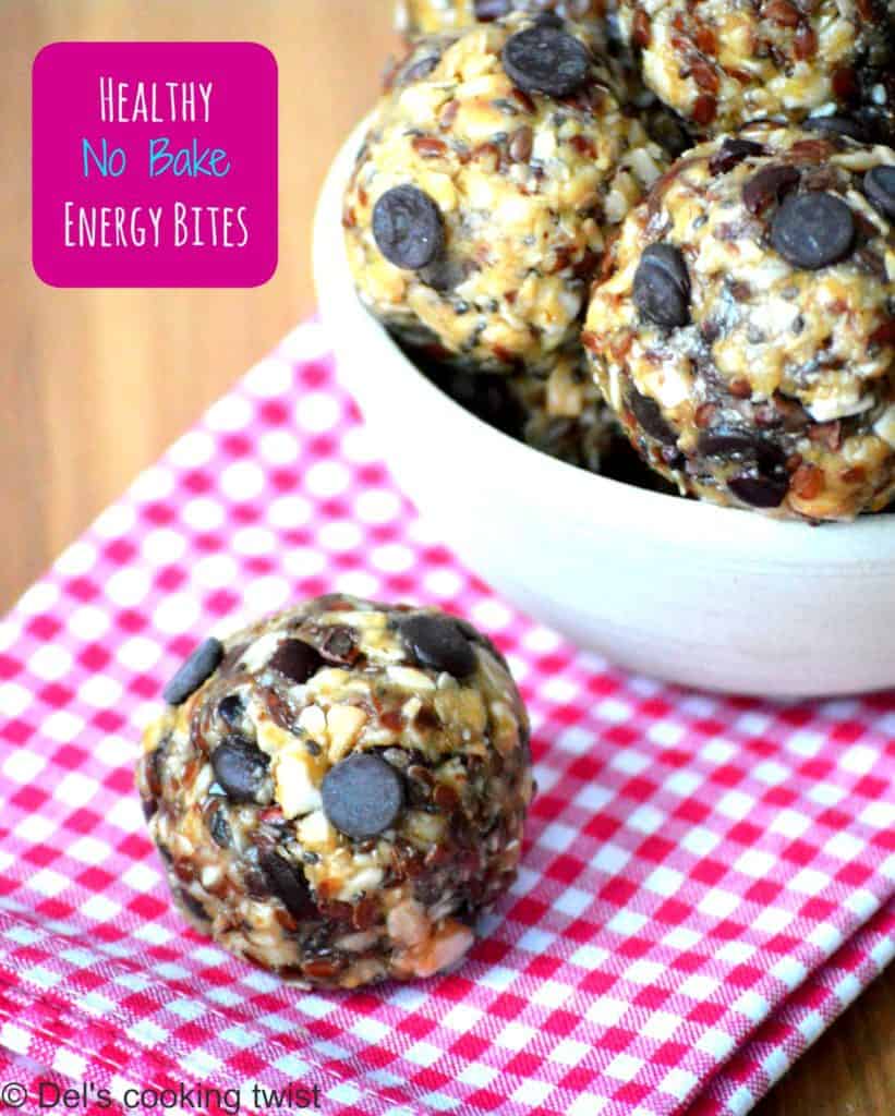 Healthy No Bake Energy Bites