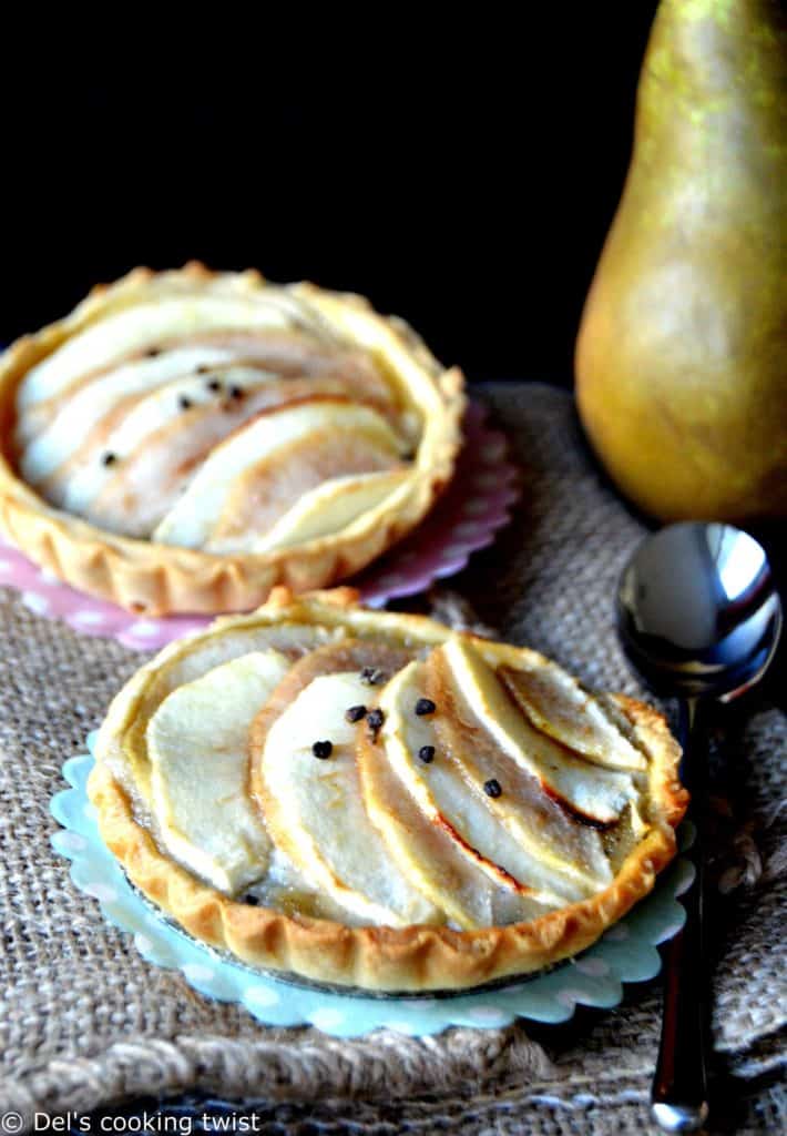 Pear-Apple Frangipane Tartlets with Cardamom