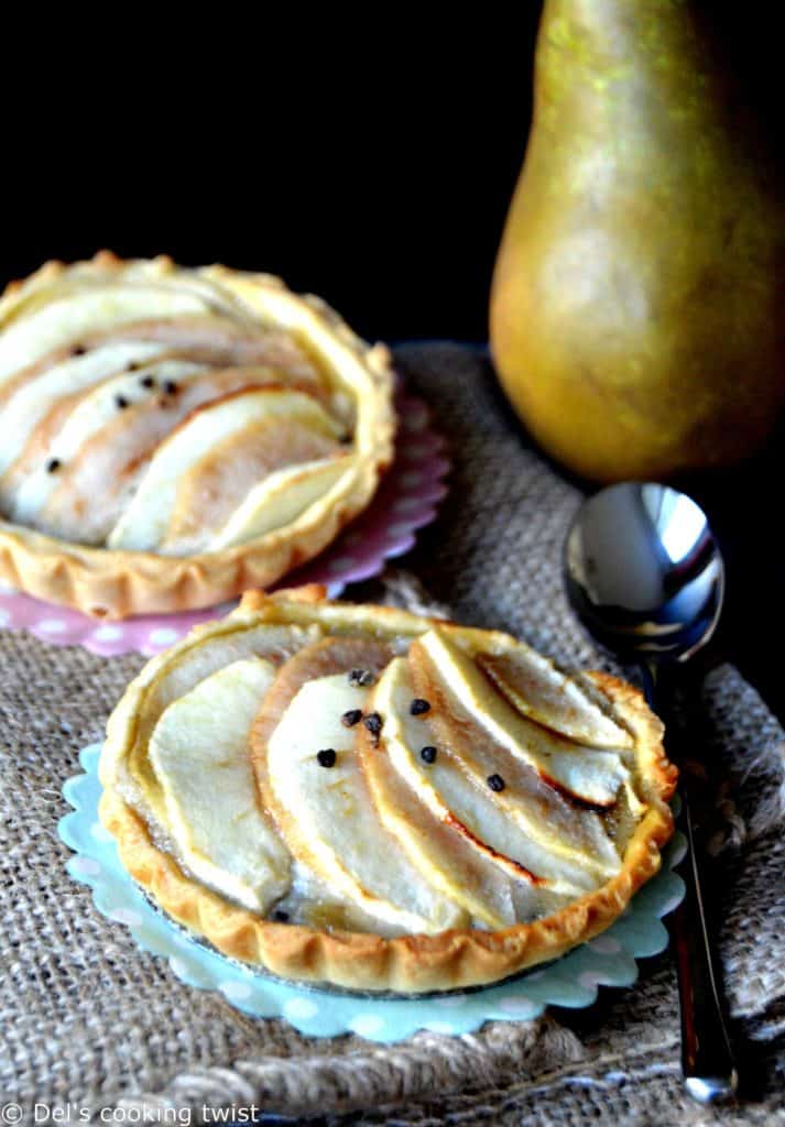 Pear-Apple Frangipane Tartlets with Cardamom