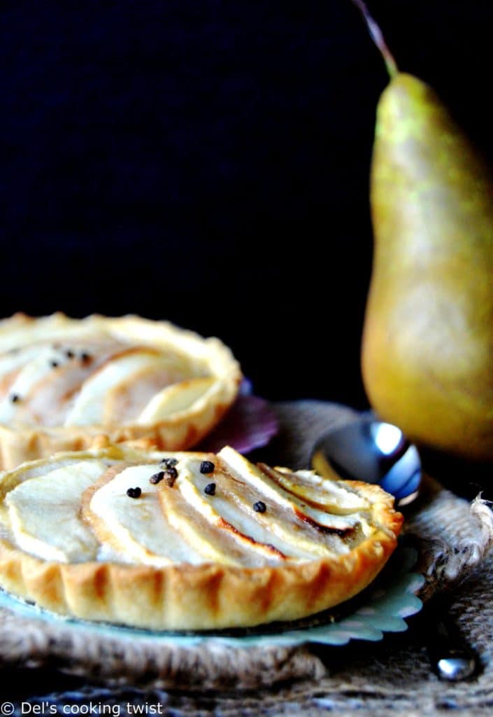 Pear-Apple Frangipane Tartlets with Cardamom