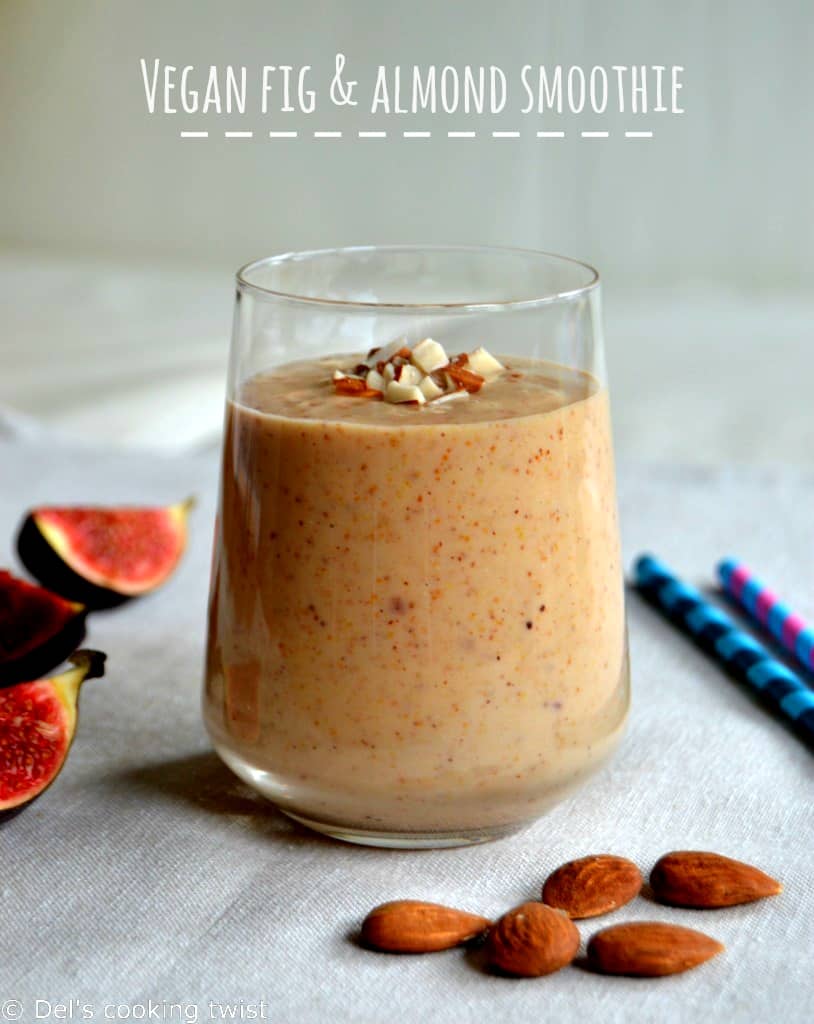 Vegan Fig Almond Smoothie