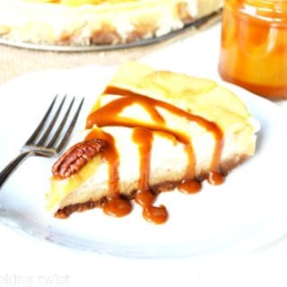 Salted Caramel Apple Cheesecake