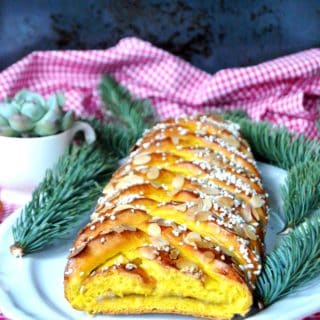 Swedish Saffron Braided Bread