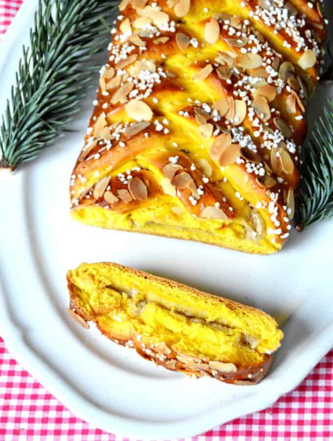 Swedish Saffron Braided Bread