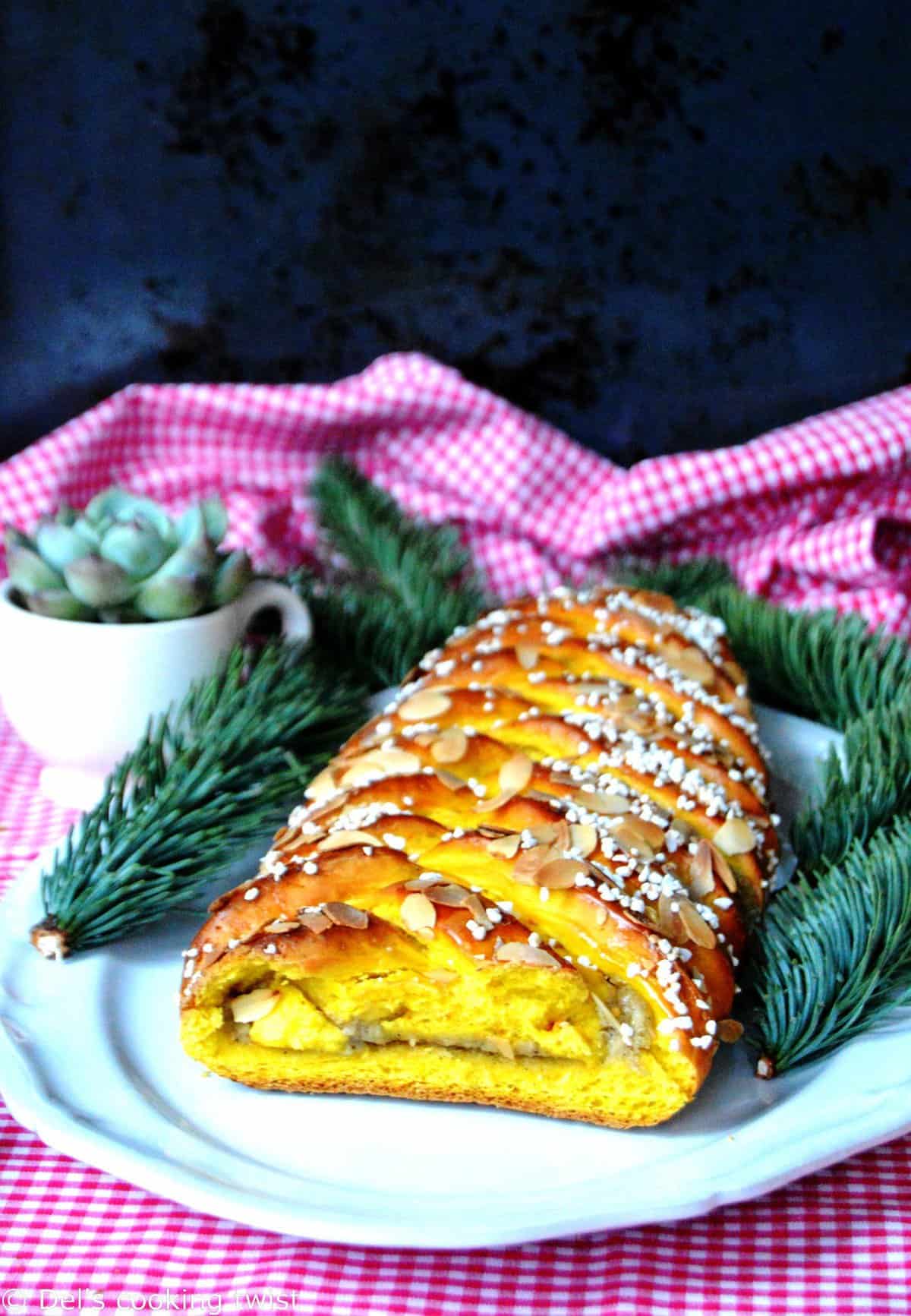 Swedish Saffron Braided Bread