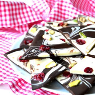 Cranberry Pistachio Chocolate Bark