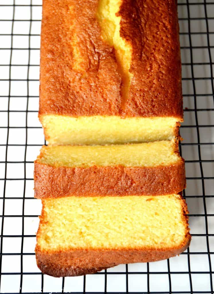 Orange pound cake