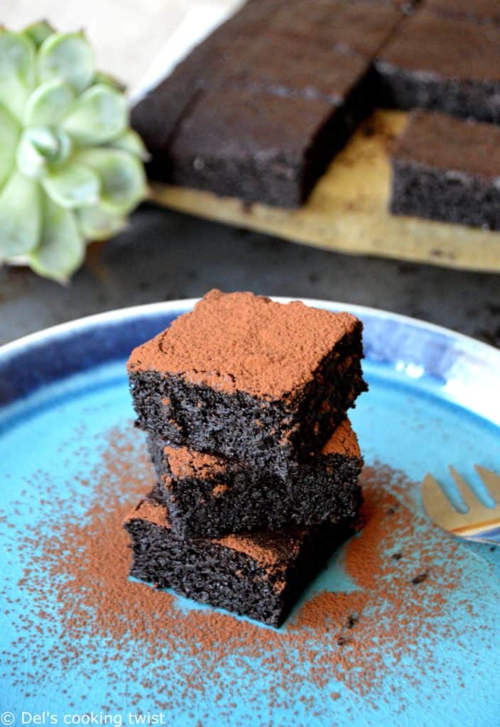 gâteau chocolat sans sucre ajouté sans beurre et sans farine - Un jardin  dans ma cuisine