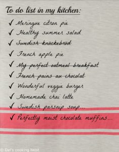 To do list