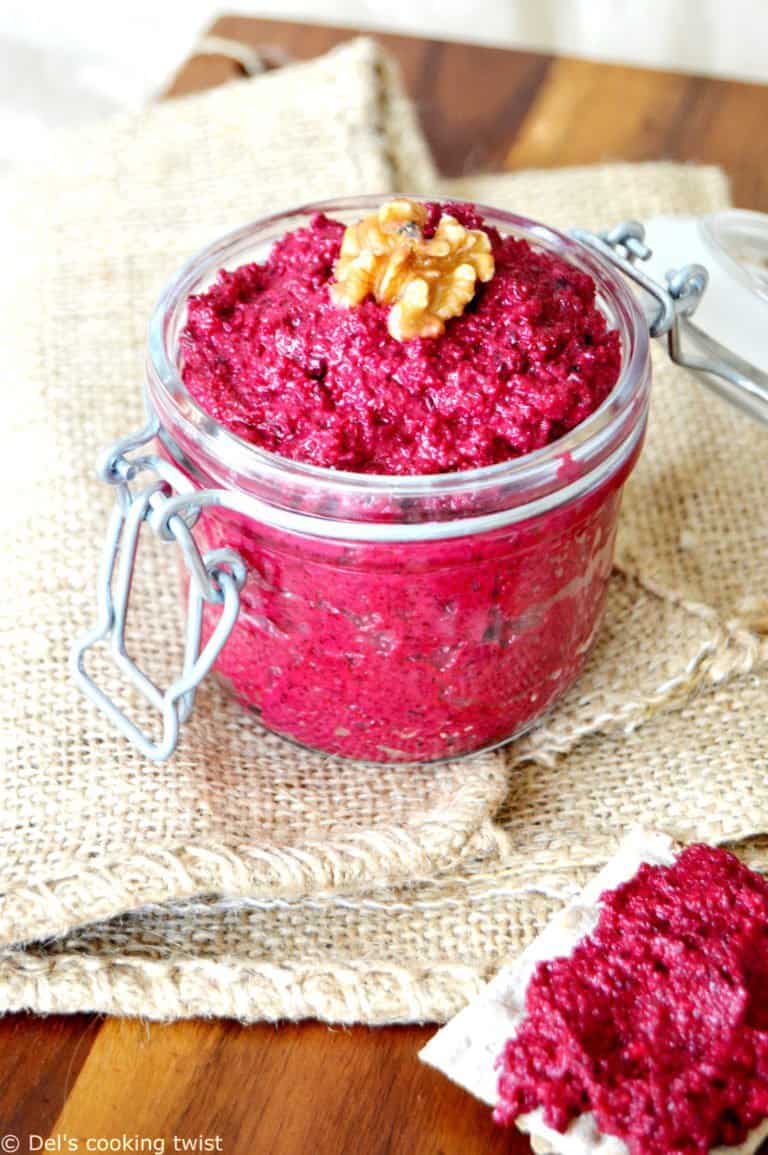Roasted Beet Pesto Del's cooking twist