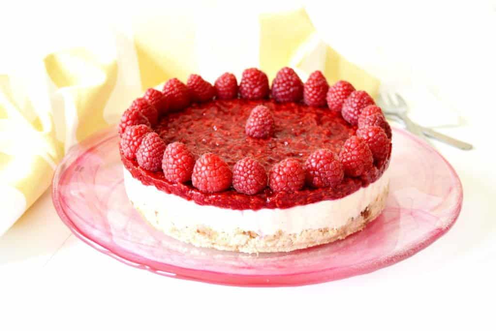 Vegan Raspberry Cheesecake